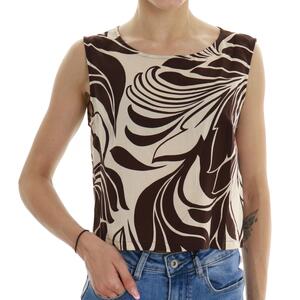 TOP FANTASIA MARRONE